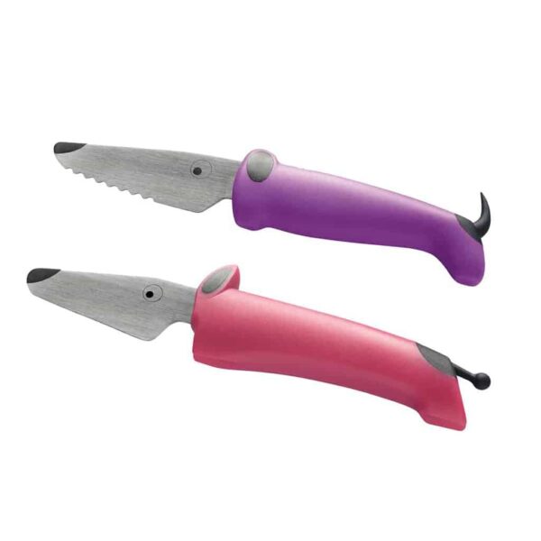 Børnekokkeknivsæt Pink Lilla Fra Kinderkitchen