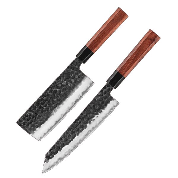 Japansk Knivsæt Nakiri Bunka Tanuki Fra Ushi