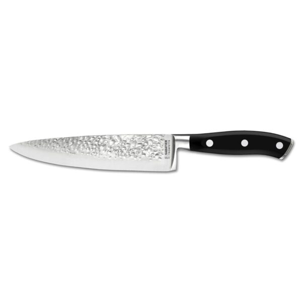 Kokkekniv Sabatier Carbon Sort Metal Bakelit 6 Enheder