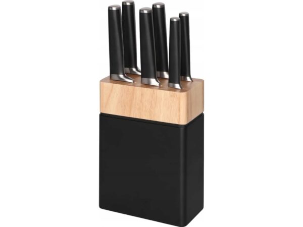 Maku Safety Knivsæt Med Stativ 7 Stk Fra Maku Kitchen Life