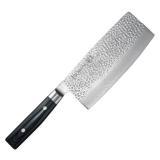 Zen 18 Cm Kinesisk Kokkekniv 37 Lag Stål Fra Yaxell